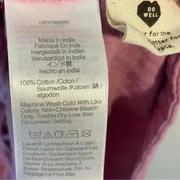 Madewell Pink Lightspun Cover Up Oversized Short Sleeve Shirt Dress Size Medium - Picture 4 of 9